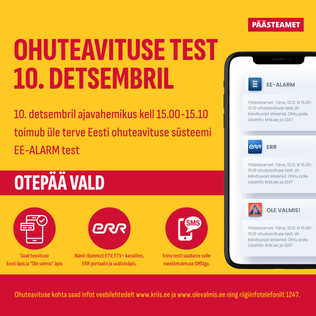 Otepää ohuteavitus 10.12.2025