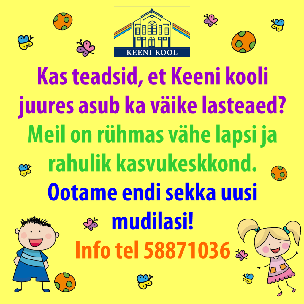 Keeni lasteaia reklaam