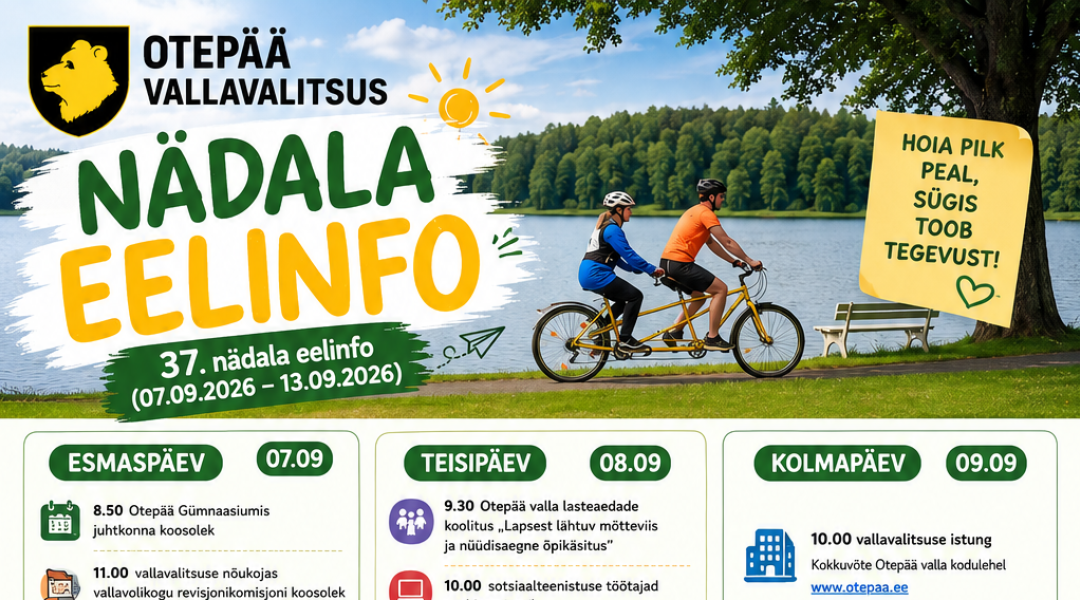 37.nädala eelinfo 2026